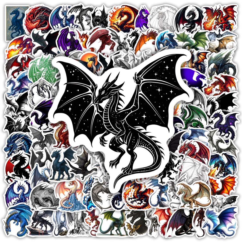 Laptop Accessories Cool - Cool Fantasy Magic Dragon Stickers Waterproof