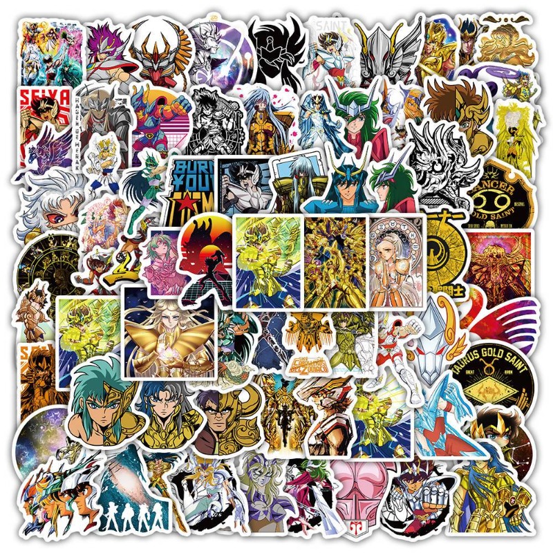 101Pcs Saint Seiya Anime Stick - Laptop Accessories Stickers recension och pris