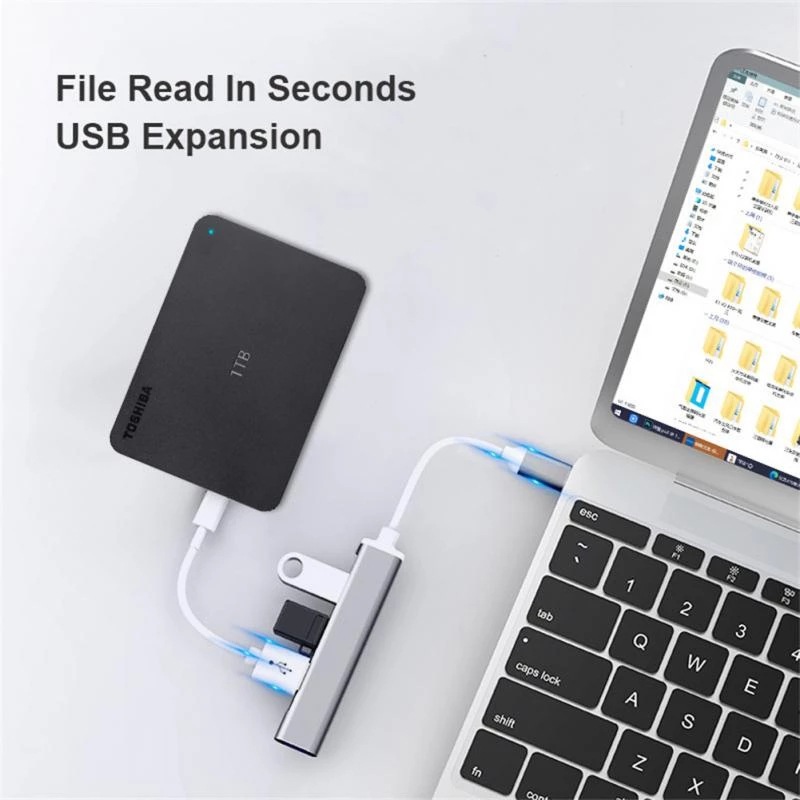 4-In-1 Type-C Extender Hub 4 P - Laptop Accessories For Programmers recension och pris